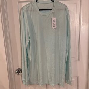 Southern Tide Green Relaxed Long Sleeve Tee